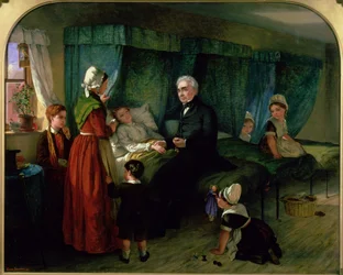 De Ziekenkamer, 1864